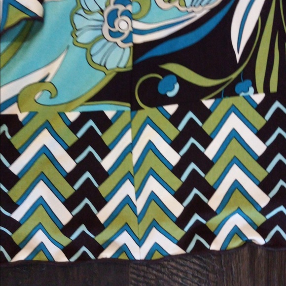 En Focus Studio Floral Printed Pullover Multicolored Dress Size 14 - Picture 5 of 6